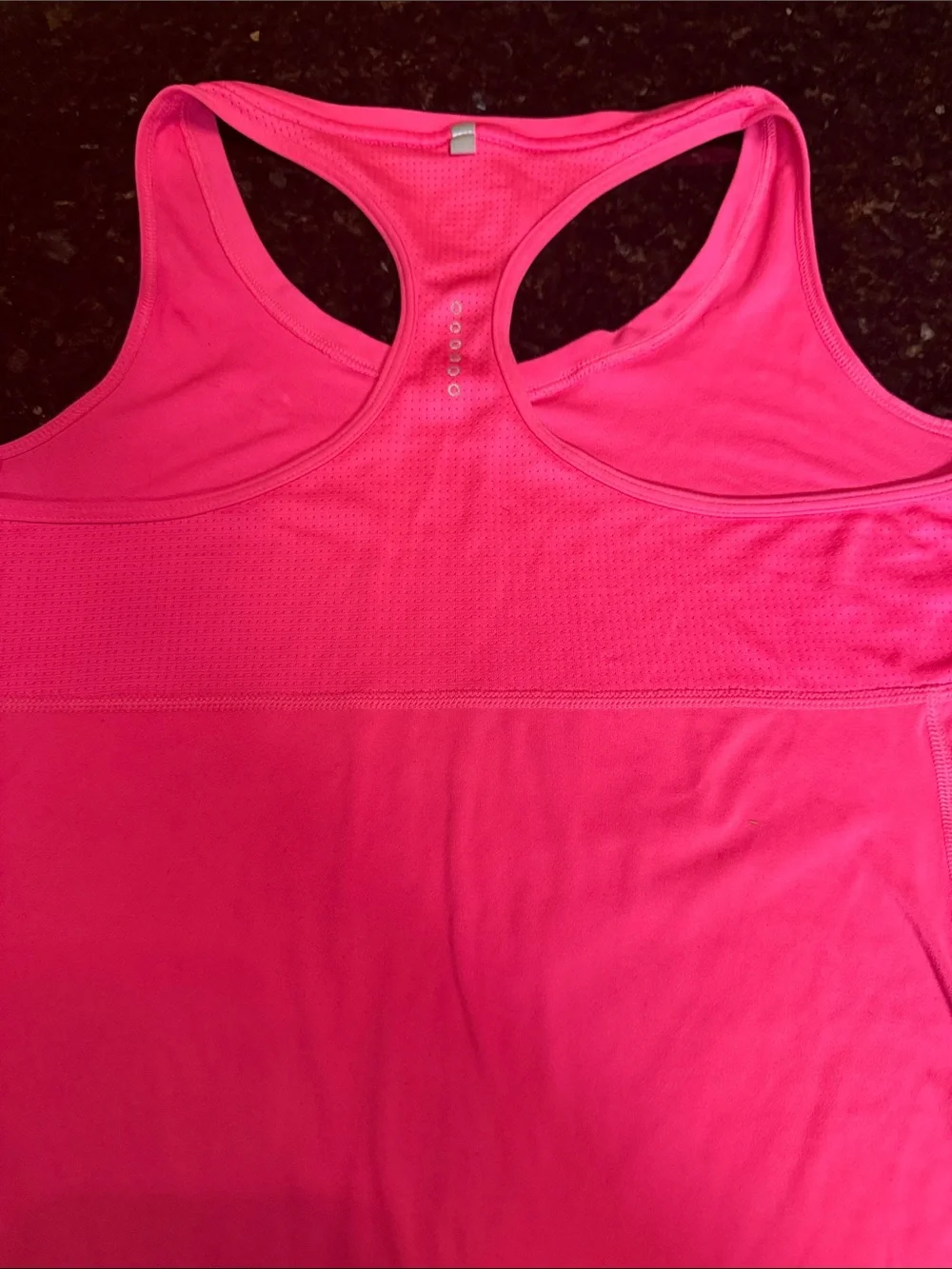 Tennis L Nike Women’s Bright Pink Racerback Performance Tank